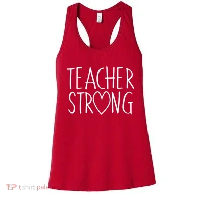 Teacher Strong Support Women's Tank Top