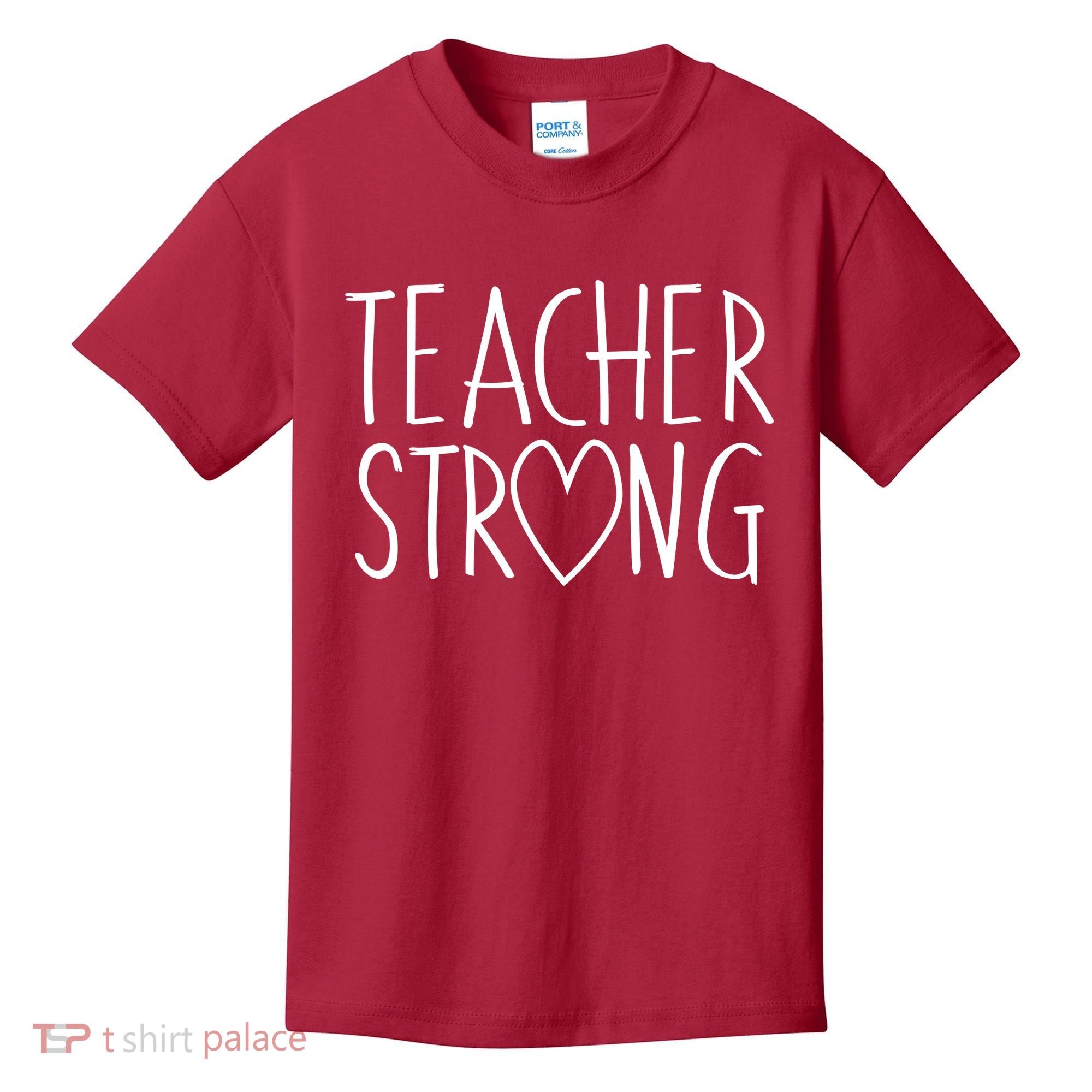 Teacher Strong Support Kids T-Shirt