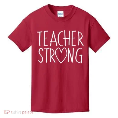 Teacher Strong Support Kids T-Shirt