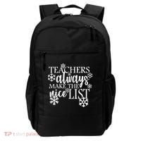 Teachers Always Make The Nice List Backpack thumb 0