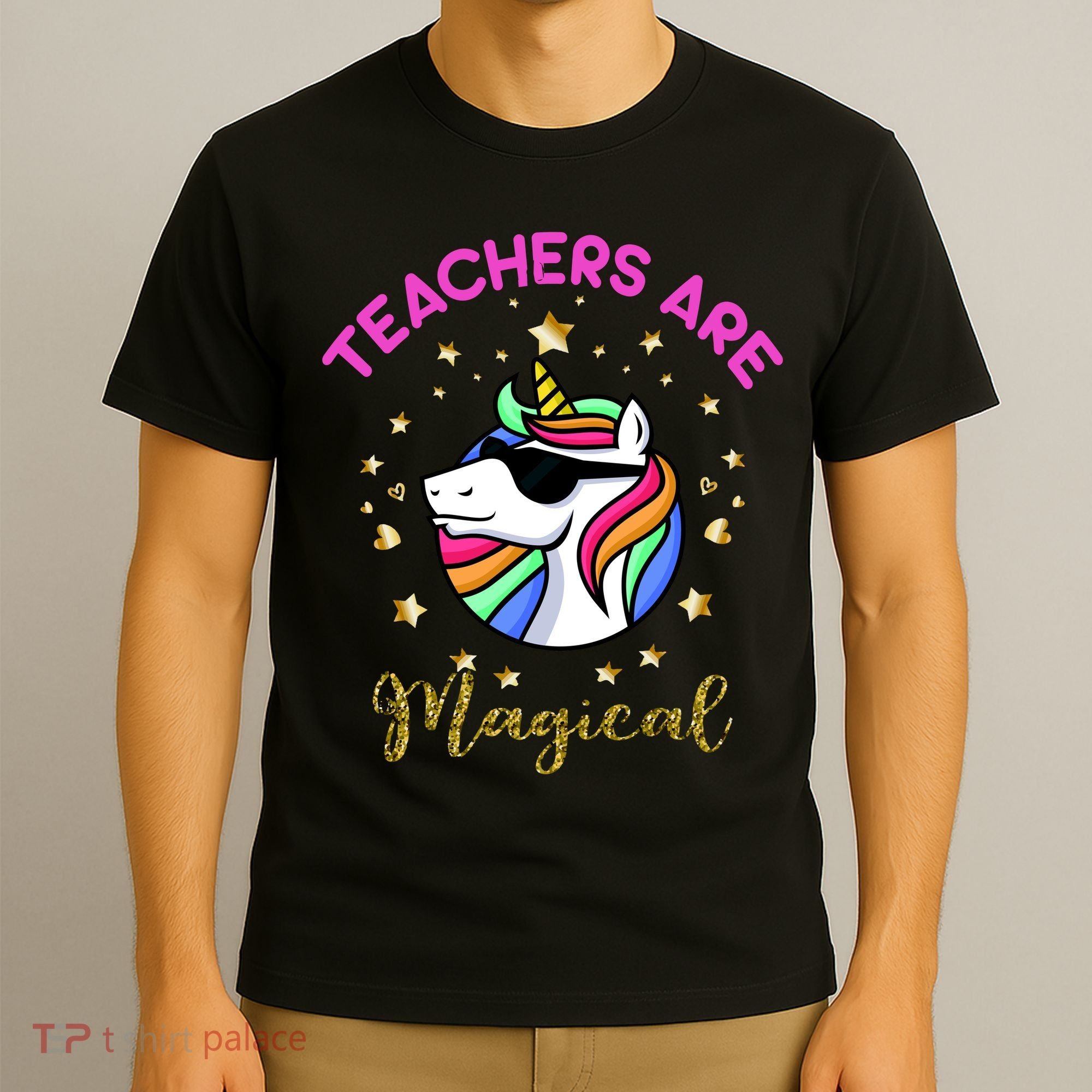 Teachers are Magical Funny Unicorn T-Shirt