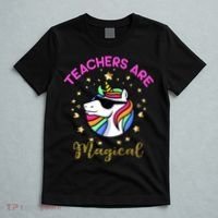 Teachers are Magical Funny Unicorn T-Shirt thumb 5