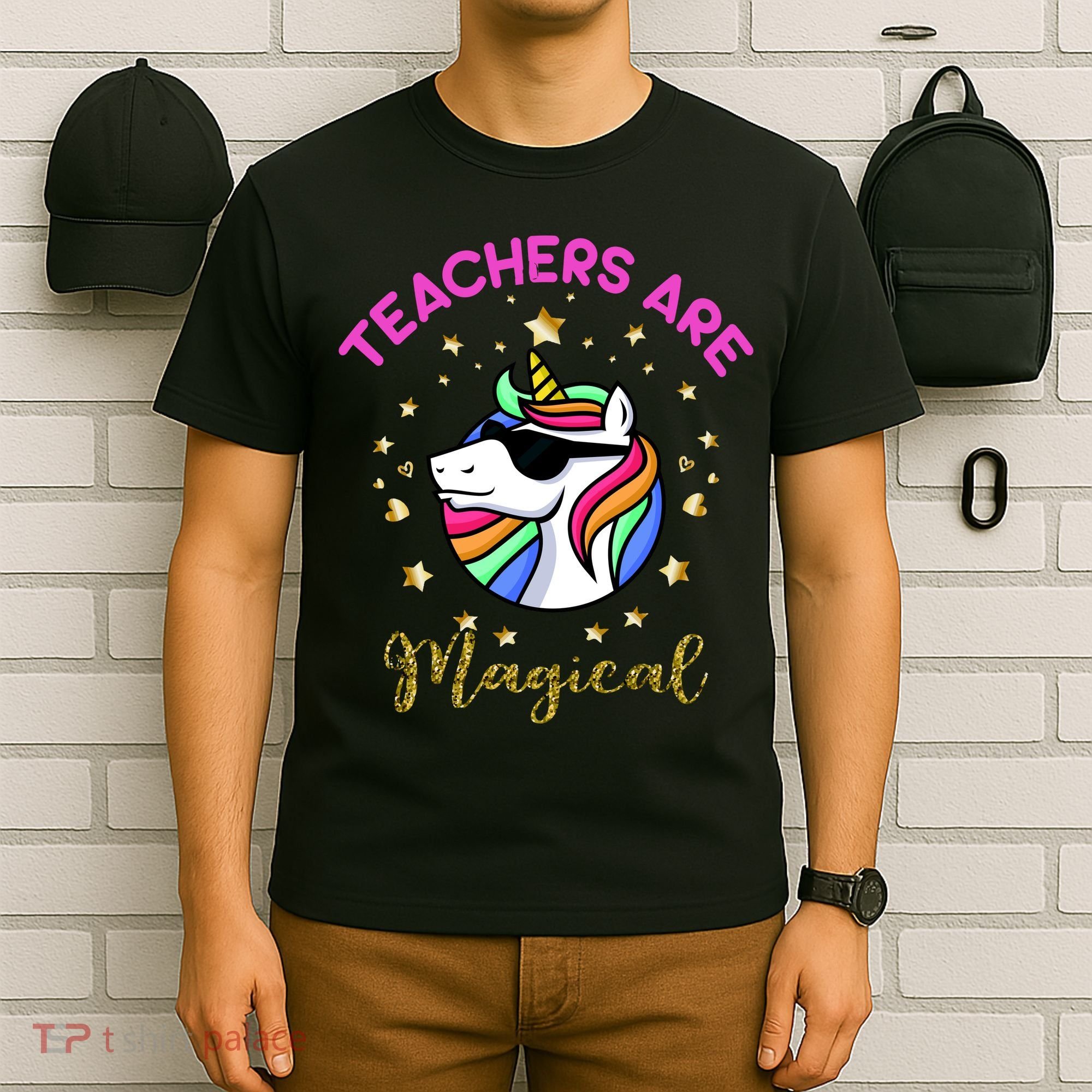 Teachers are Magical Funny Unicorn T-Shirt
