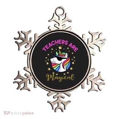 Teachers are Magical Funny Unicorn Ornament