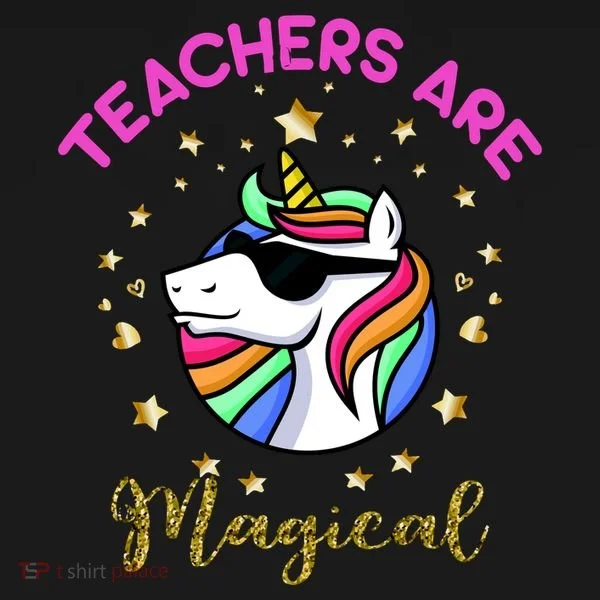 Teachers are Magical Funny Unicorn Ornament