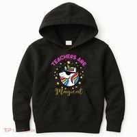 Teachers are Magical Funny Unicorn Kids Hoodie thumb 0