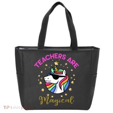 Teachers are Magical Funny Unicorn Tote Bag
