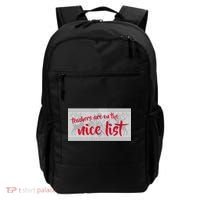 Teachers Are On The Nice List Christmas Backpack thumb 0