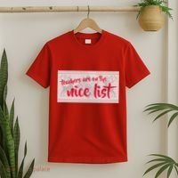 Teachers Are On The Nice List Christmas T-Shirt thumb 2