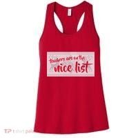 Teachers Are On The Nice List Christmas Women's Tank Top thumb 0