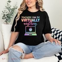 Teachers Can Do Virtually Anything Comfort Colors T-Shirt thumb 2