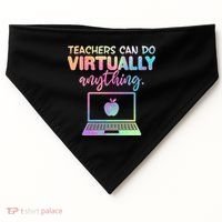 Teachers Can Do Virtually Anything USA-Made Doggie Bandana thumb 0
