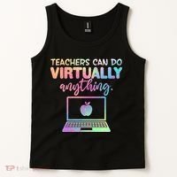 Teachers Can Do Virtually Anything Tank Top thumb 2
