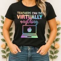 Teachers Can Do Virtually Anything Women's T-Shirt thumb 2
