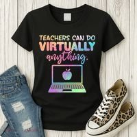 Teachers Can Do Virtually Anything Women's T-Shirt thumb 3
