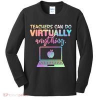 Teachers Can Do Virtually Anything Kids Long Sleeve Shirt thumb 0