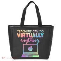 Teachers Can Do Virtually Anything Tote Bag thumb 0