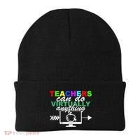 Teachers Can Do Virtually Anything Funny School Beanie thumb 0