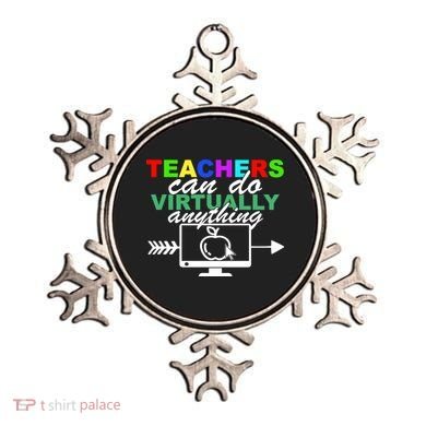 Teachers Can Do Virtually Anything Funny School Ornament