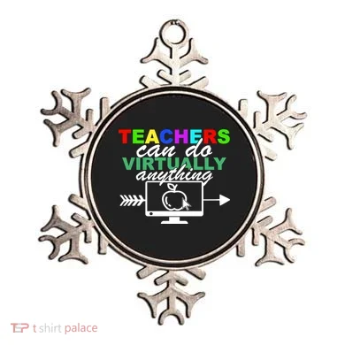 Teachers Can Do Virtually Anything Funny School Ornament