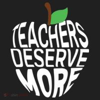Teachers Deserve More Arizona Teacher Protest Apple Women's Sweatshirt thumb 2