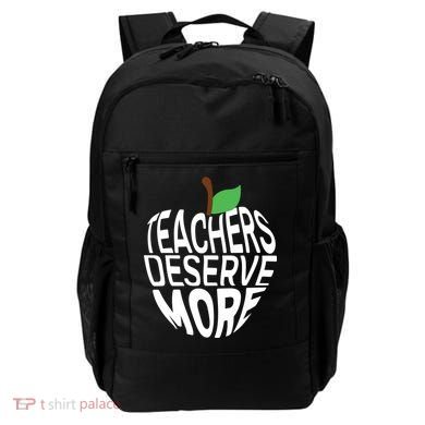 Teachers Deserve More Arizona Teacher Protest Apple Backpack