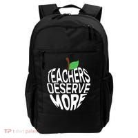 Teachers Deserve More Arizona Teacher Protest Apple Backpack thumb 0