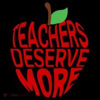 Teachers Deserve More Arizona Teacher Protest Apple Coffee Mug thumb 5