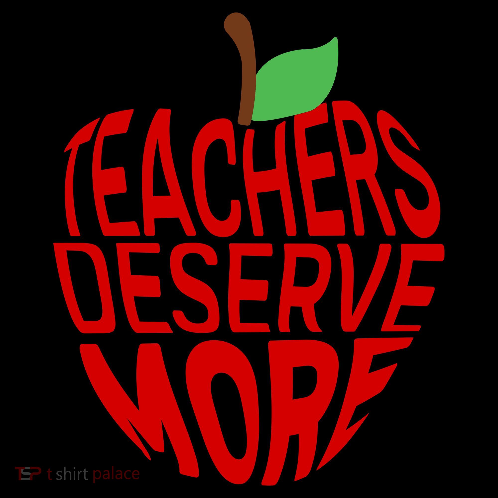 Teachers Deserve More Arizona Teacher Protest Apple Coffee Mug