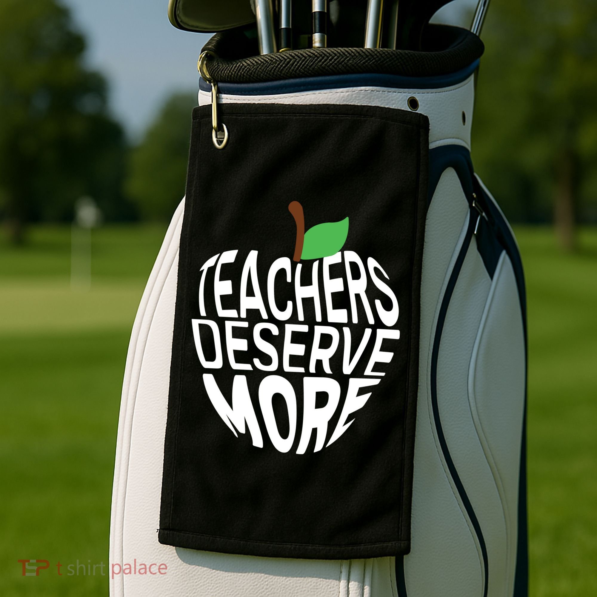 Teachers Deserve More Arizona Teacher Protest Apple Golf Towel