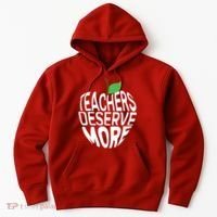 Teachers Deserve More Arizona Teacher Protest Apple Hoodie thumb 0
