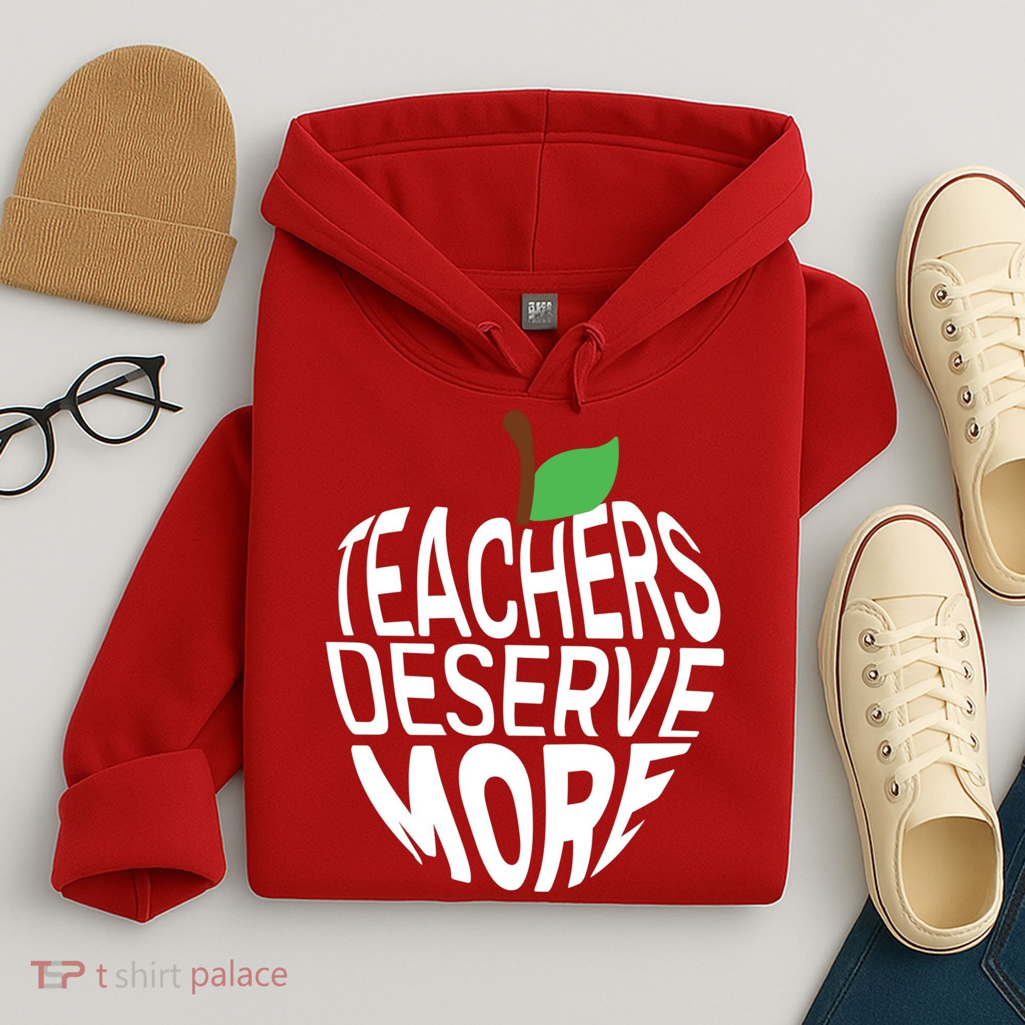 Teachers Deserve More Arizona Teacher Protest Apple Hoodie