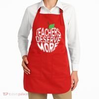 Teachers Deserve More Arizona Teacher Protest Apple Apron thumb 2