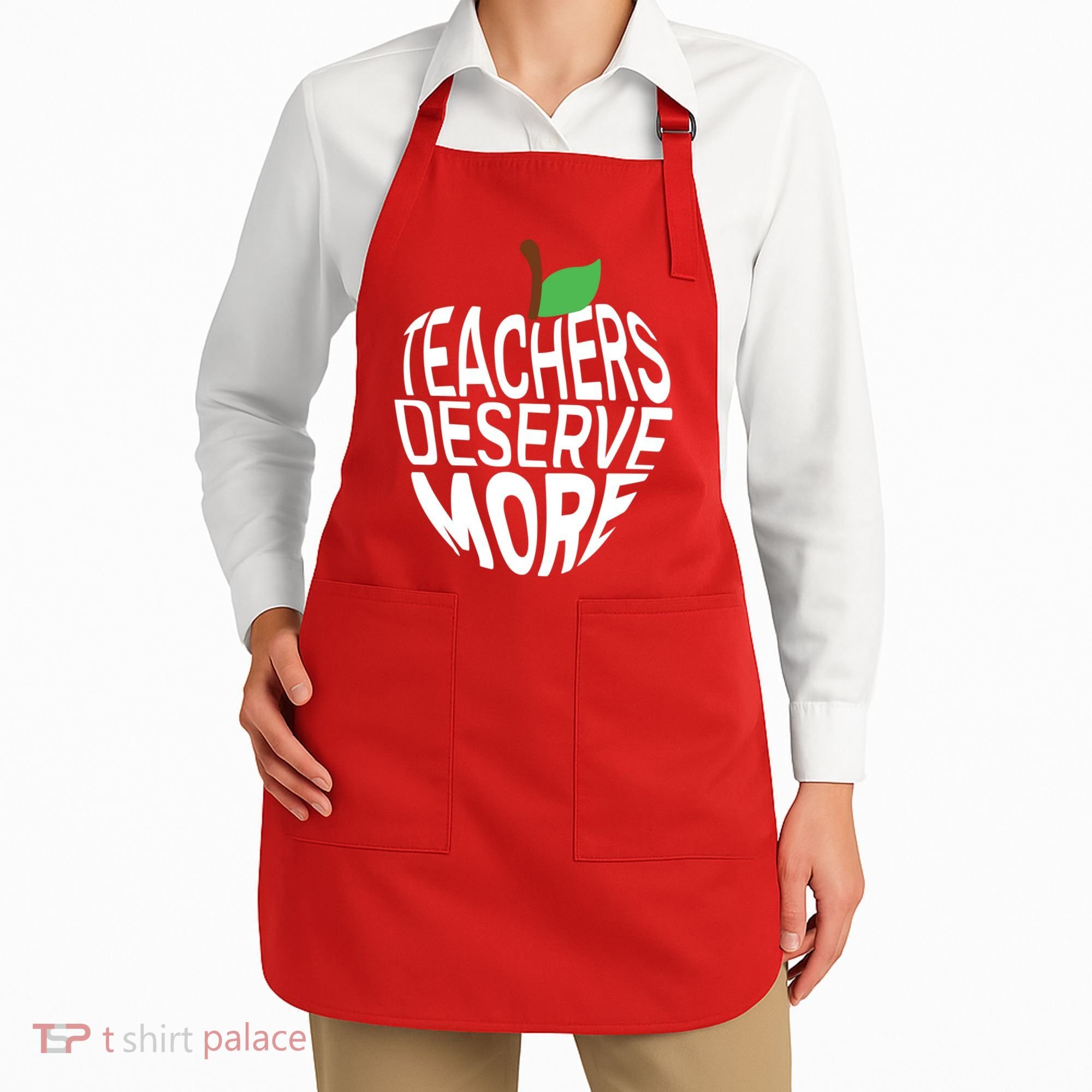 Teachers Deserve More Arizona Teacher Protest Apple Apron