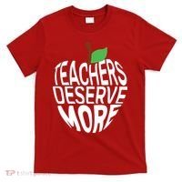 Teachers Deserve More Arizona Teacher Protest Apple T-Shirt thumb 0
