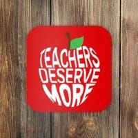 Teachers Deserve More Arizona Teacher Protest Apple Coaster thumb 0