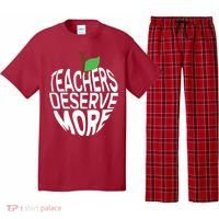 Teachers Deserve More Arizona Teacher Protest Apple Pajama Set thumb 0