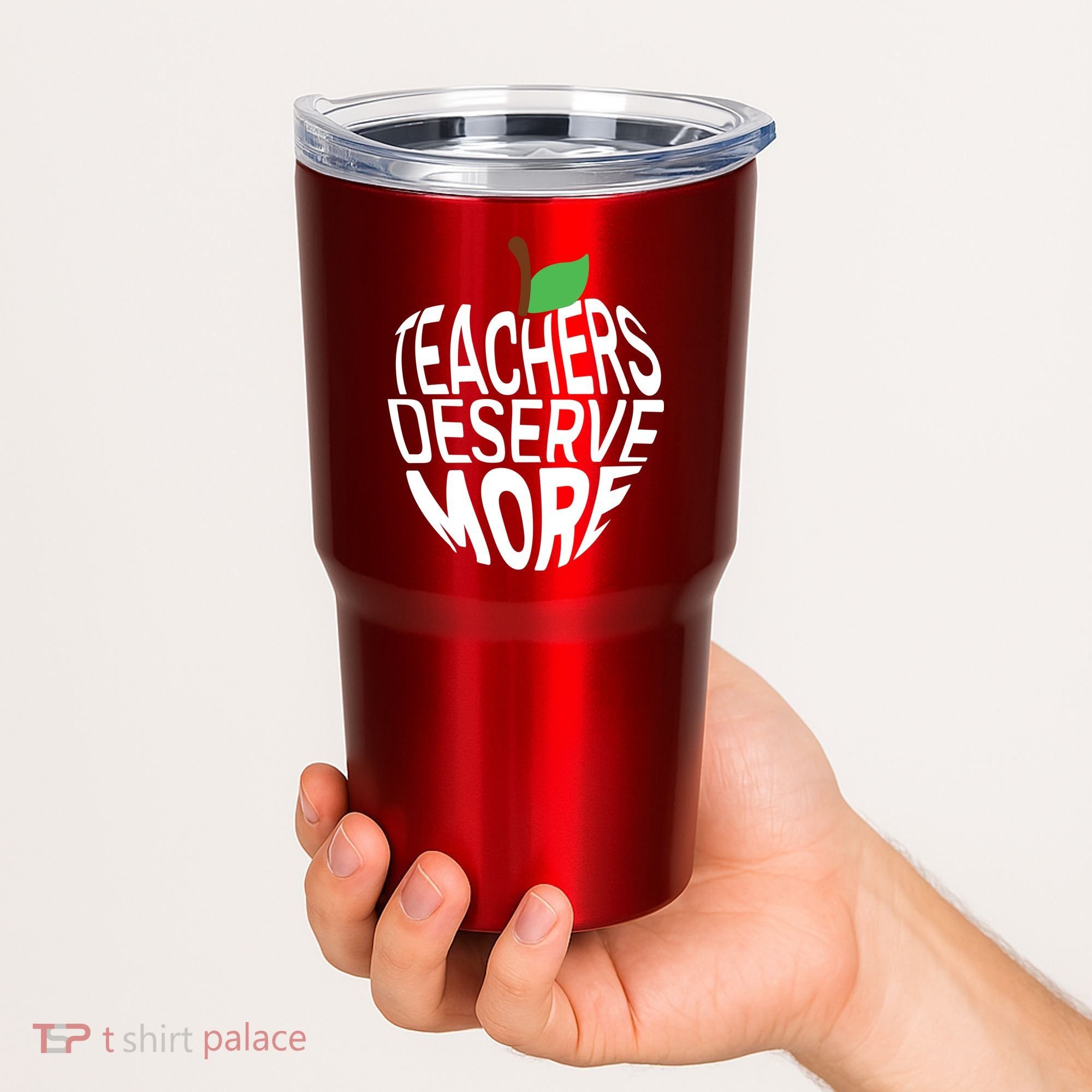 Teachers Deserve More Arizona Teacher Protest Apple Tumbler