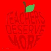 Teachers Deserve More Arizona Teacher Protest Apple Santa Hat thumb 1