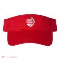Teachers Deserve More Arizona Teacher Protest Apple Visor thumb 0