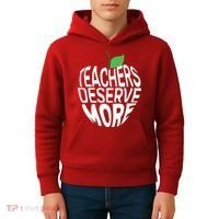 Teachers Deserve More Arizona Teacher Protest Apple Kids Hoodie thumb 4
