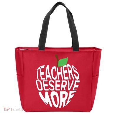 Teachers Deserve More Arizona Teacher Protest Apple Tote Bag