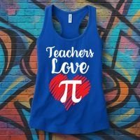Teachers Love Pi Women's Tank Top thumb 3