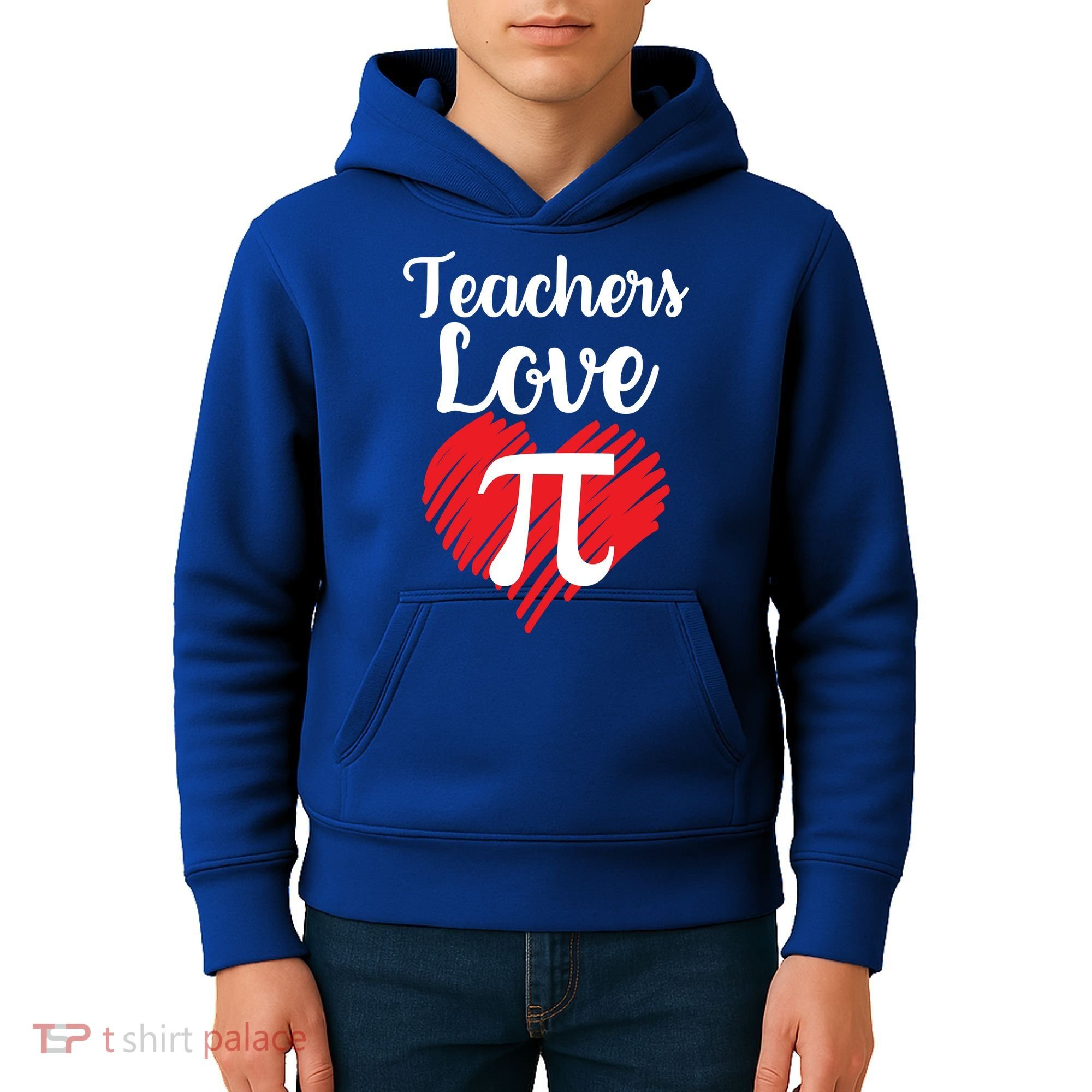 Teachers Love Pi Kids Hoodie