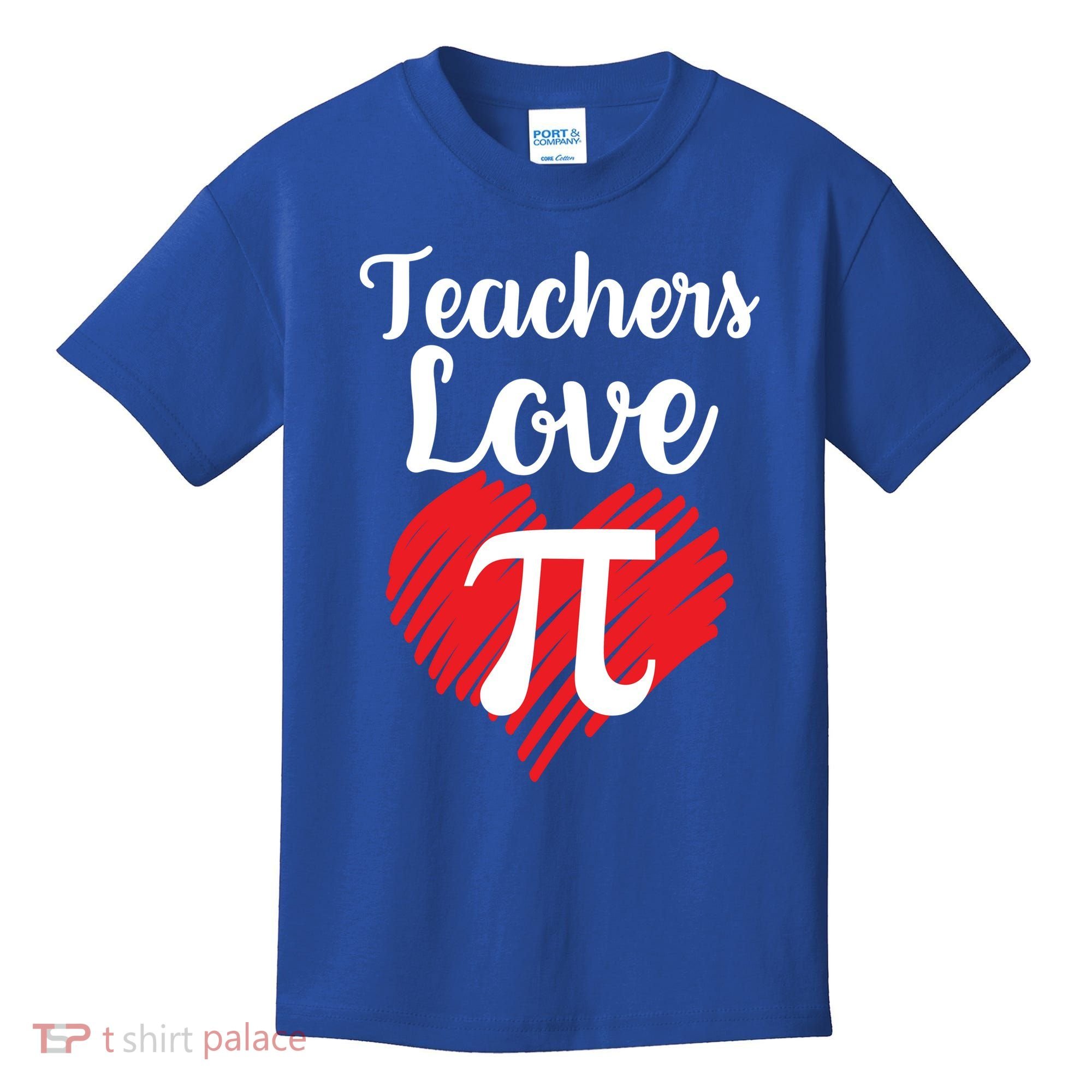 Teachers Love Pi Kids T-Shirt