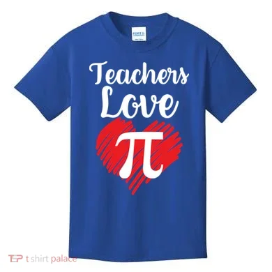 Teachers Love Pi Kids T-Shirt