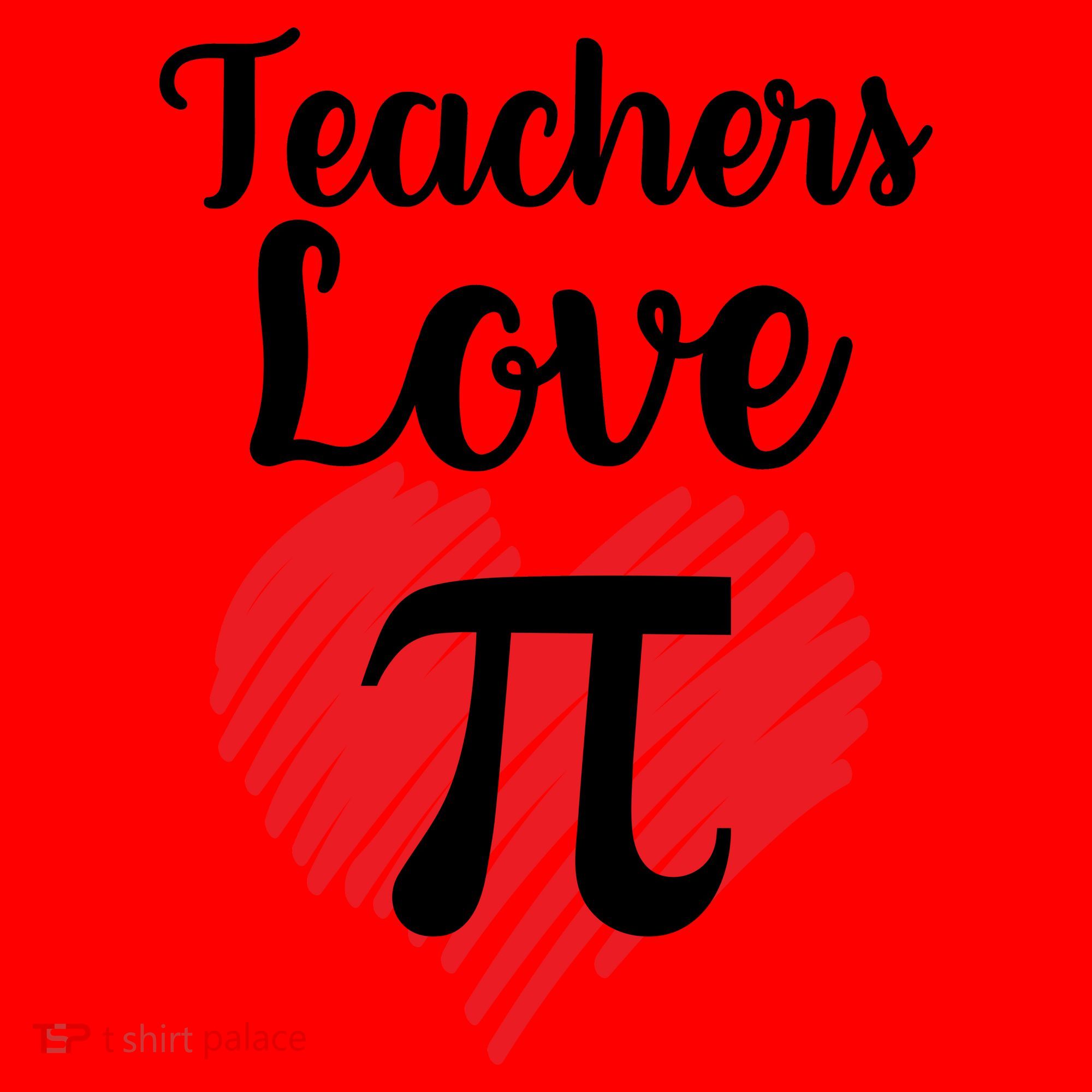 Teachers Love Pi Santa Hat