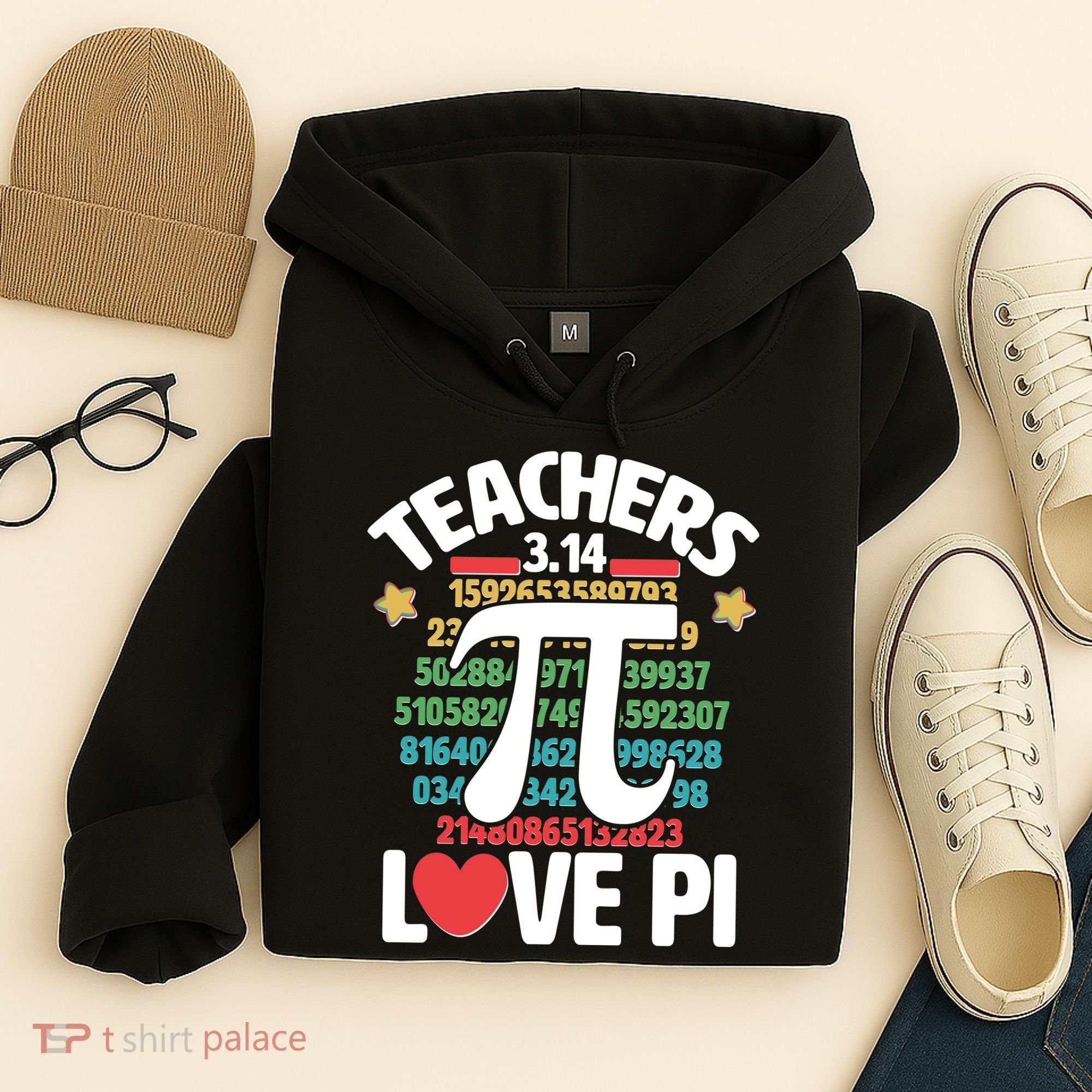 Teachers Love Pi 3.14 Hoodie