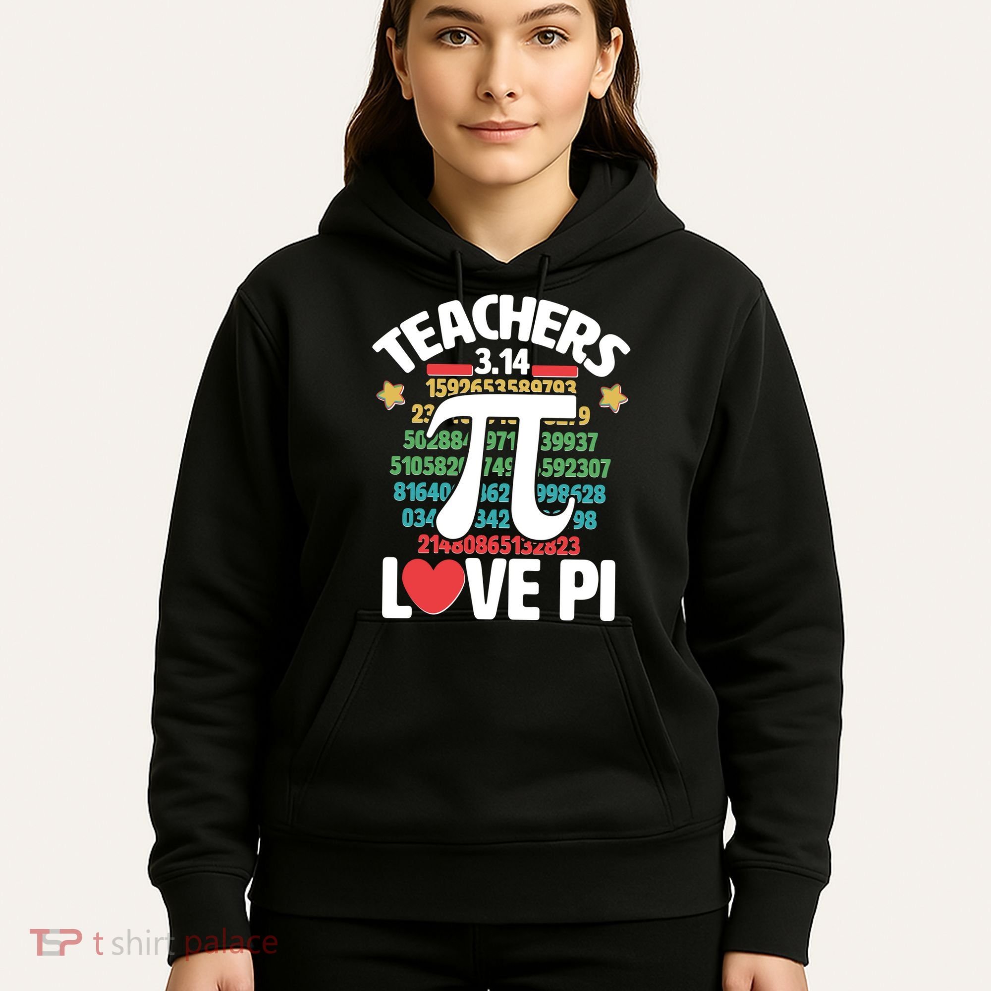 Teachers Love Pi 3.14 Hoodie