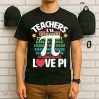 Teachers Love Pi 3.14 T-Shirt thumb 6